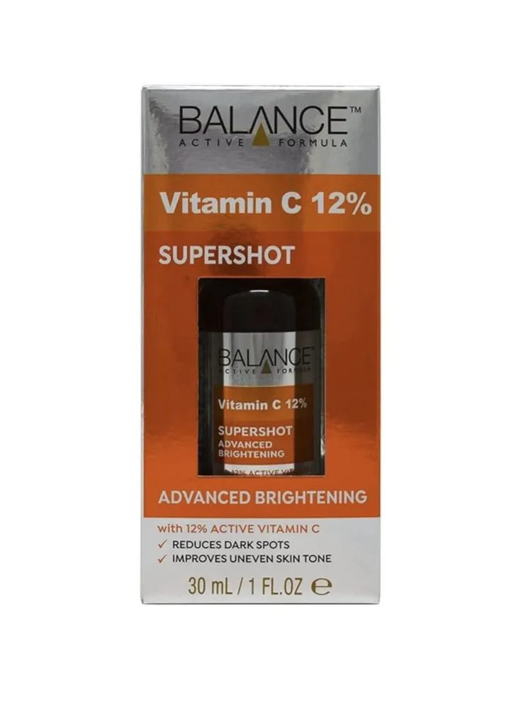 BALANCE -Active Formula Vitamin C 12% Advanced Brightening Supershot Serum 30ml