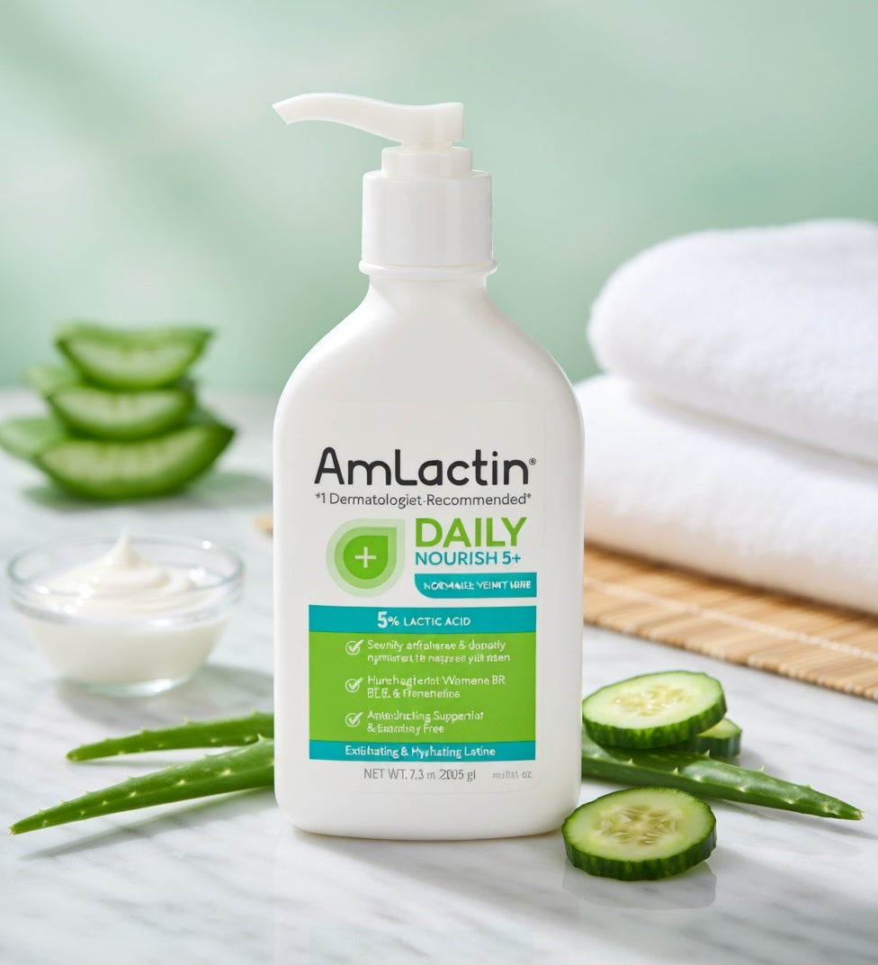 AMLACTIN -Daily Nourish 5% Lactic Acid (Normal To Dry Skin) lotion 225g