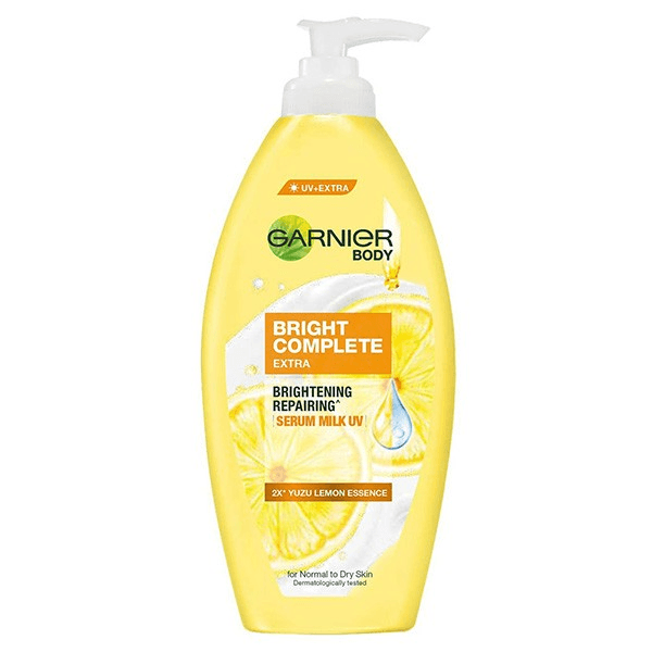 GARNIER BODY- BRIGHT COMPLETE EXTRA (Brightening &amp; Moisturizing) serum milk UV 400ml - BuyBetter Wholesales