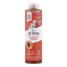 ST IVES -Exfoliating (Fresh Peach &amp; Jasmine) Body Wash 650ml