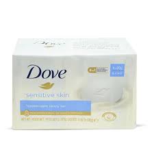 DOVE -Hypoallergenic Beauty Bar (Sensitive Skin) 90g x4