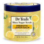 DR TEALS Shea Sugar Scrub (Prebiotic Lemon Balm) 538g