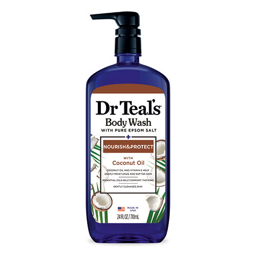 DR TEALS BODY WASH (Nourish and protect) coconut oil 710ml - BuyBetter Wholesales