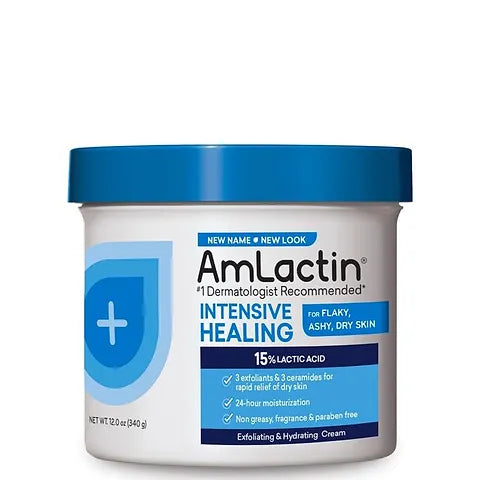 AMLACTIN -Intensive Healing 15% Lactic Acid Cream 12.0 oz 340g