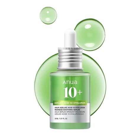 ANUA -AZELAIC ACID 10% Hyaluron Redness Soothing Serum 30ml