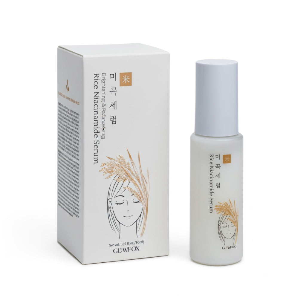 GLAMFOX -Glowing &amp; Moisturizing Rice Niacinamide Serum 50ml