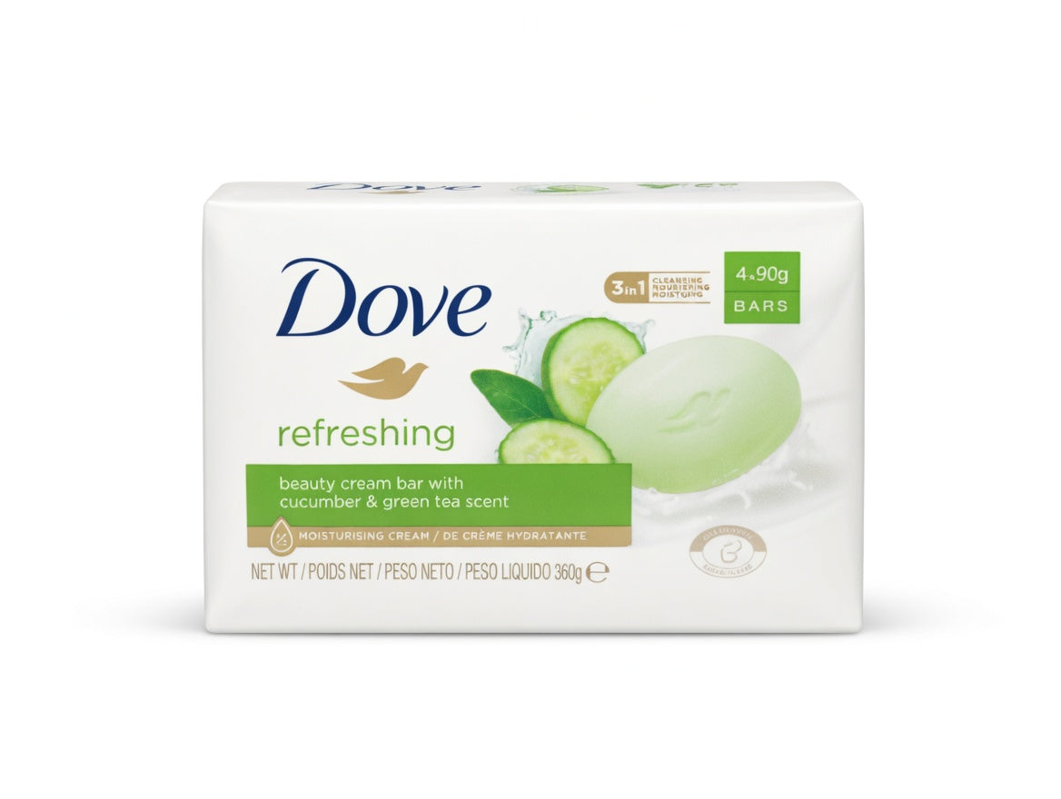 DOVE Beauty Cream Bar (refreshing) Bar 90g x4