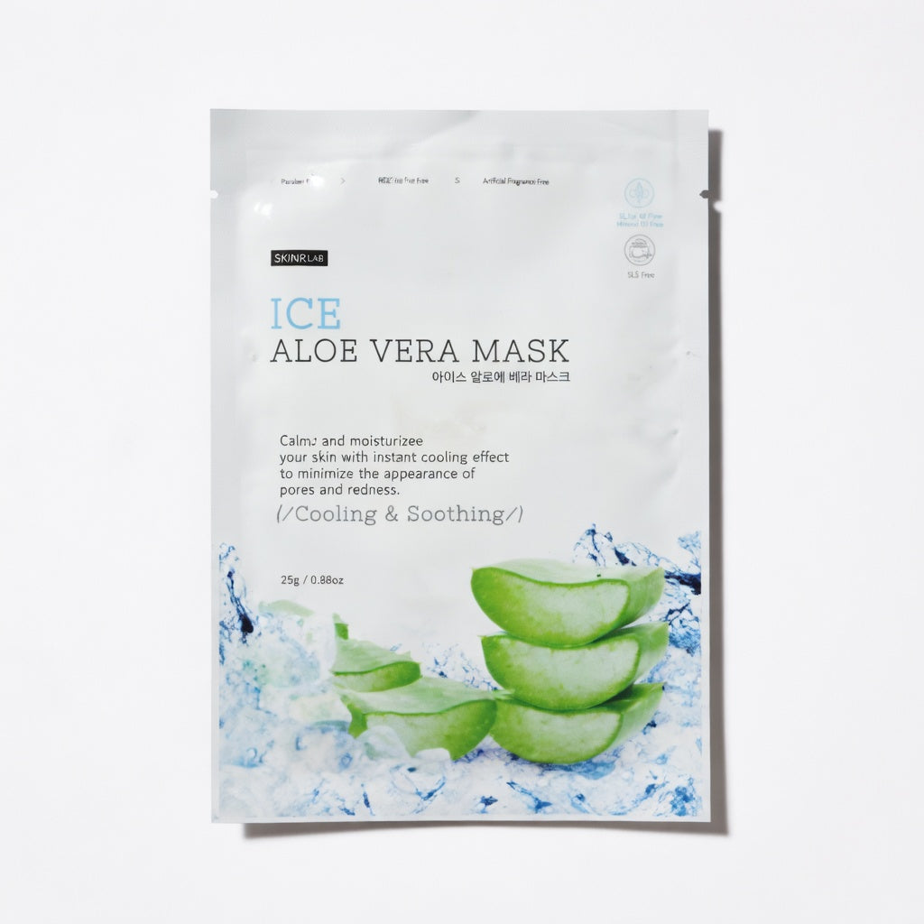 GLAMFOX -Ice Aloe Vera Mask 23g (1 Sheet)