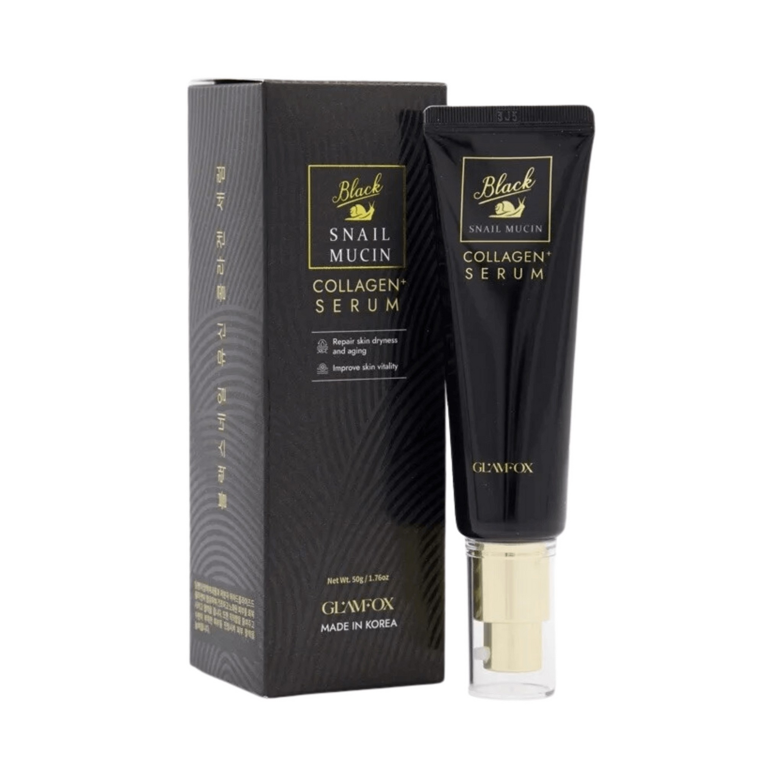 GLAMFOX -Black Snail Mucin Collagen Seum 50g
