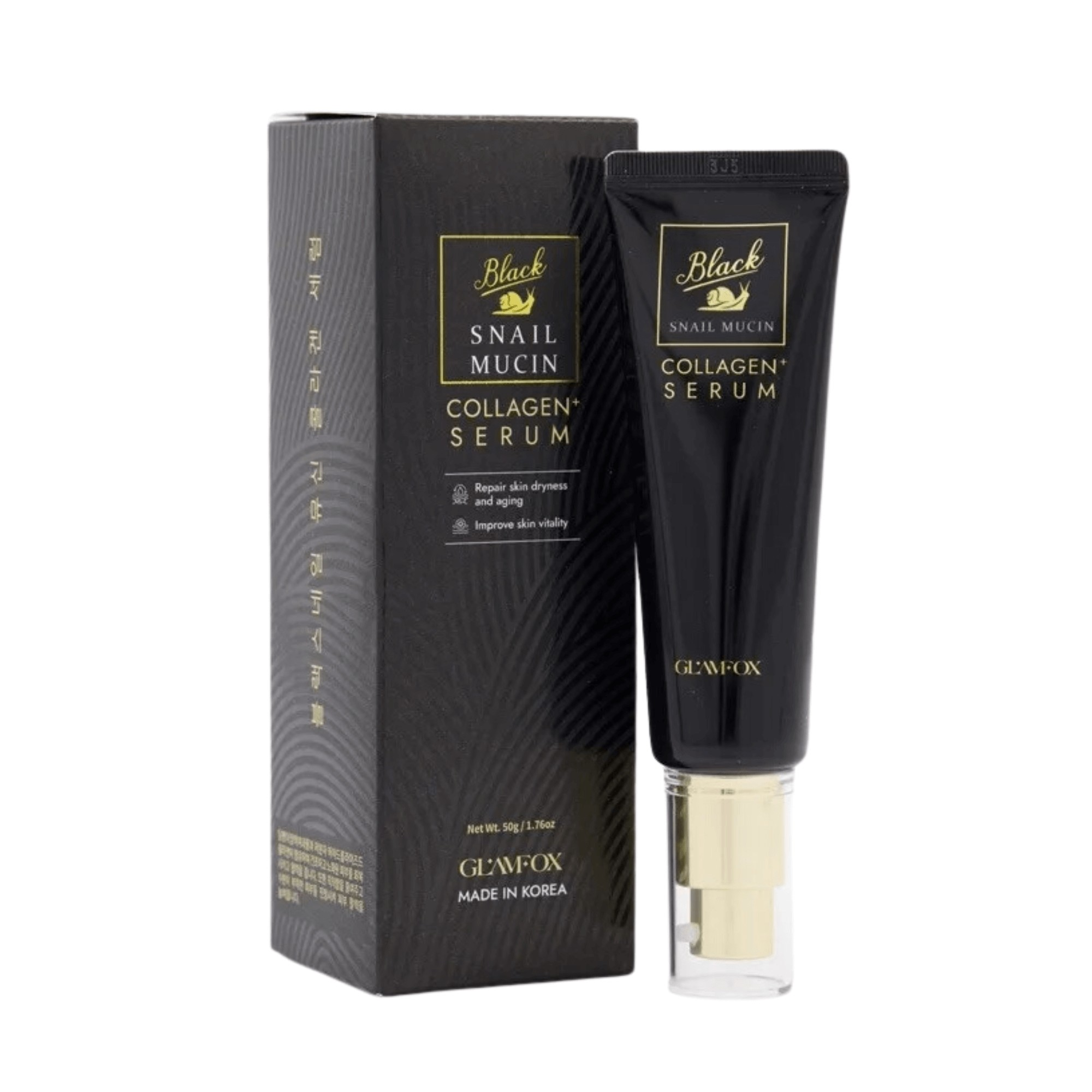 GLAMFOX -Black Snail Mucin Collagen Seum 50g