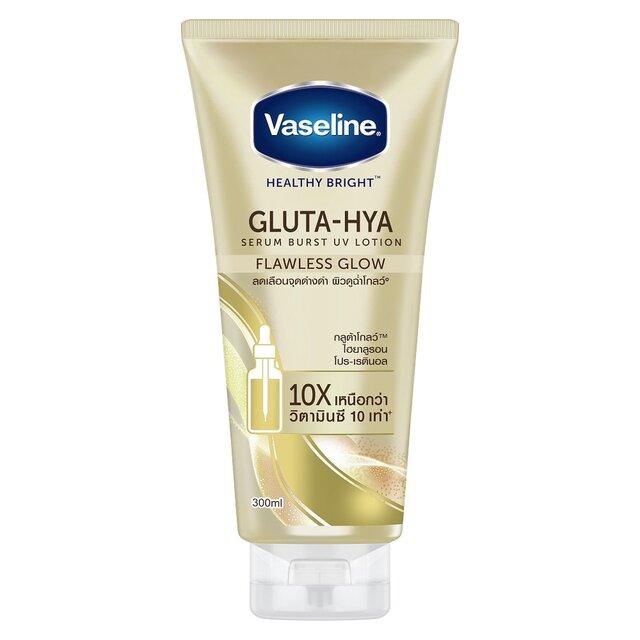 Vaseline Gluta-Hya Serum Burst UV Lotion (Flawless Glow) 300ML