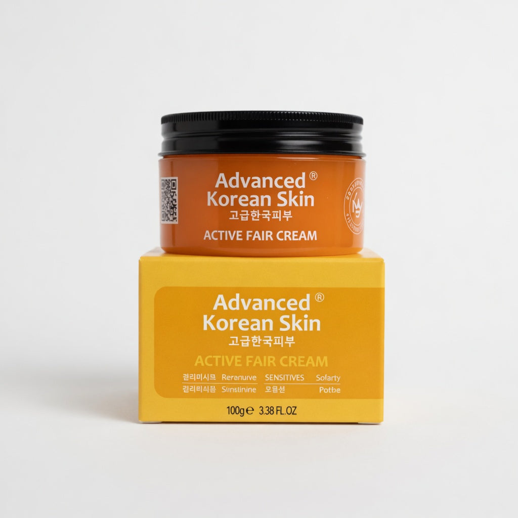 ADVANCED KOREAN SKIN Active fair Face Cream 100g