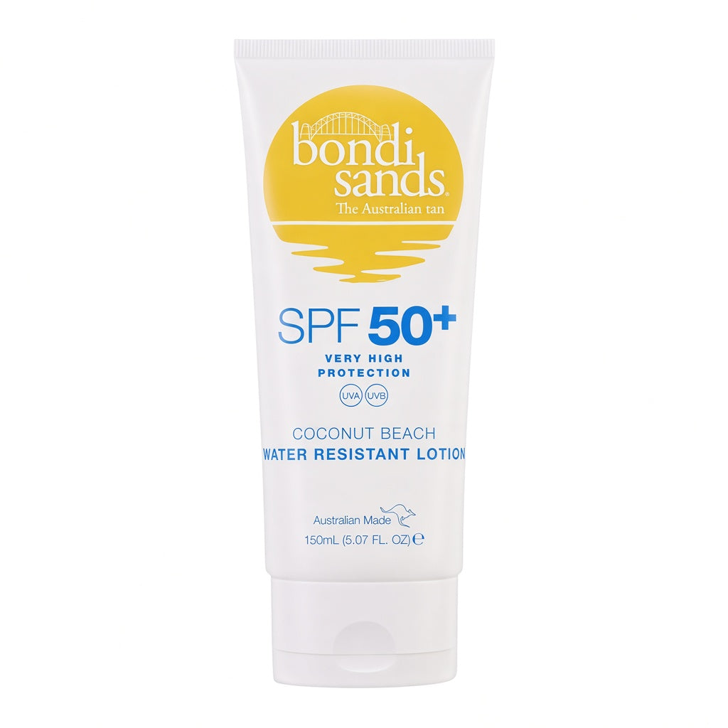 BONDI SANDS Very High Protection SPF50+ UVA + UVB Coconut Beach lotion 5.07 oz 150ml