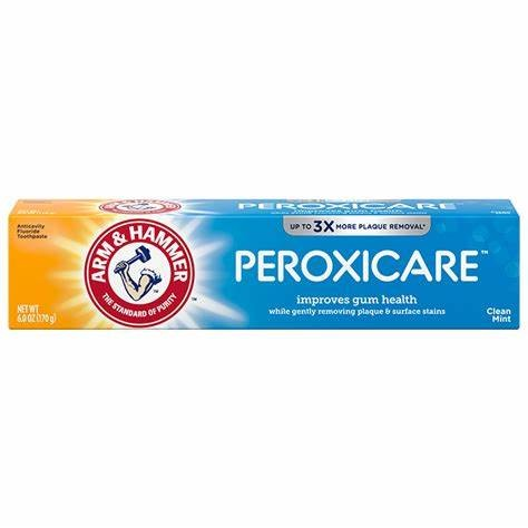 ARM AND HAMMER -(Peroxicare) Toothpaste single 6.0 oz 170g