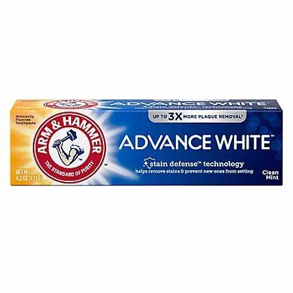 ARM AND HAMMER -(Advanced White) Toothpaste Single 4.3 oz 121g