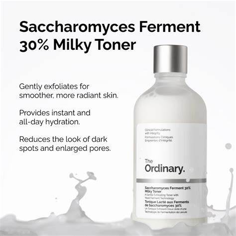THE ORDINARY -Saccharomyces ferment 30% milk toner 100ml