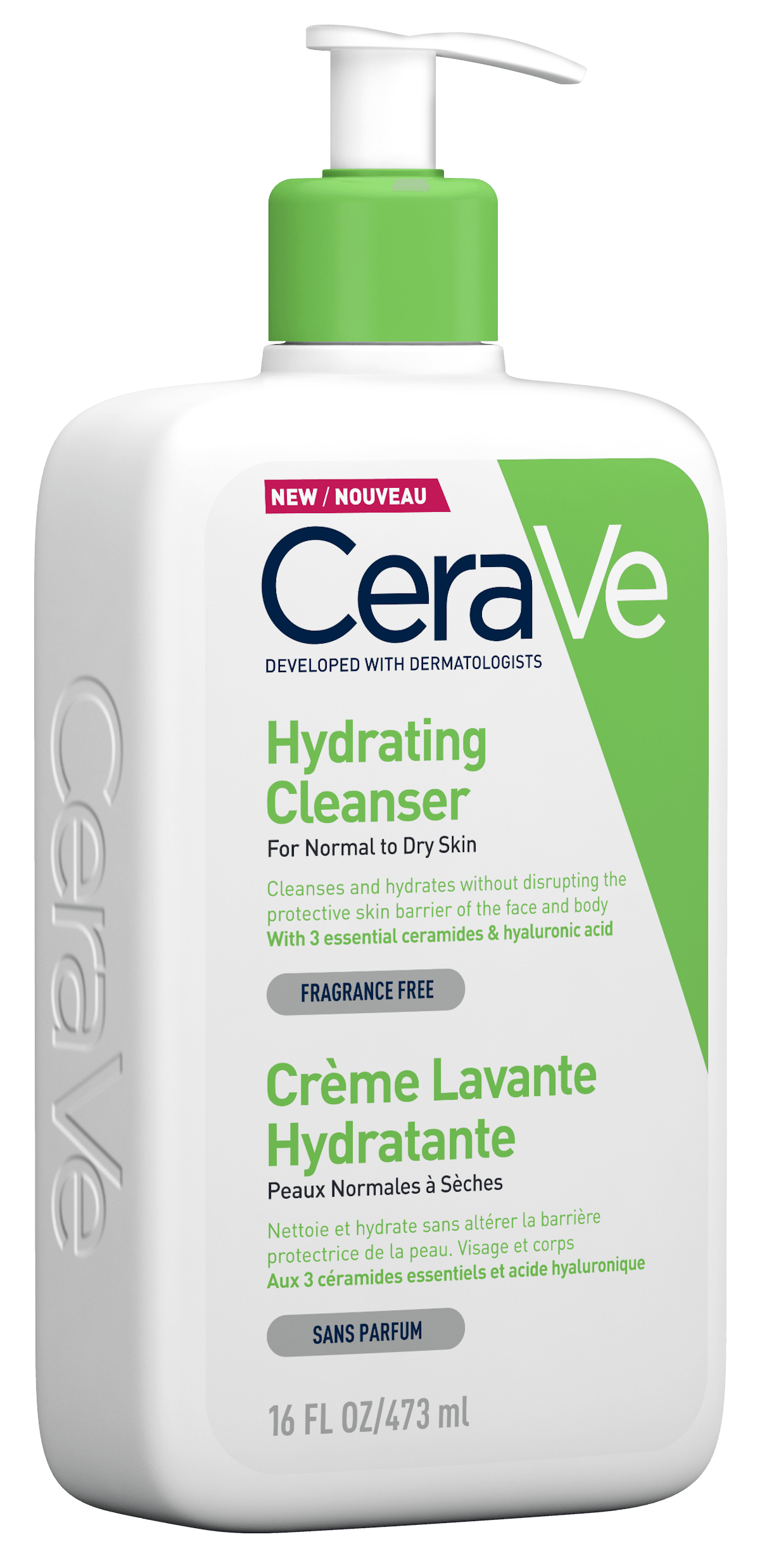 CeraVe Hydrating Cleanser | Daily Face &amp; Body Wash for Normal to Dry Skin | 473ML - BuyBetter Wholesales