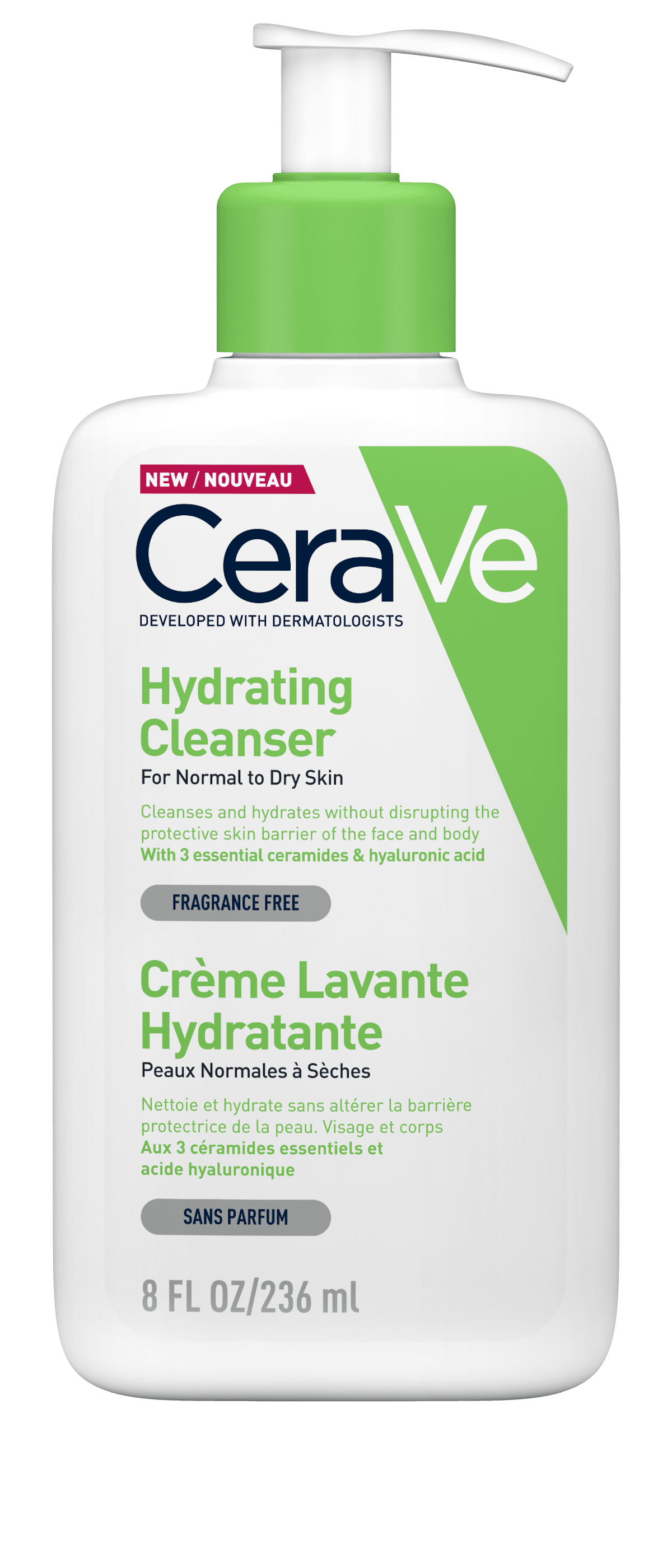 CeraVe Hydrating Cleanser | Daily Face &amp; Body Wash for Normal to Dry Skin | 236 ml - BuyBetter Wholesales