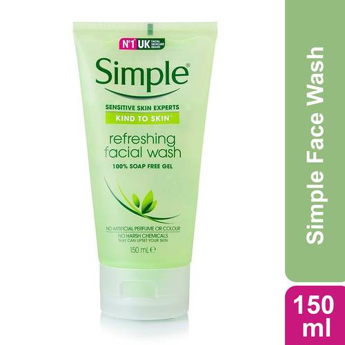 Simple Kind to Skin Refreshing Facial Gel Wash 150ml - BuyBetter Wholesales